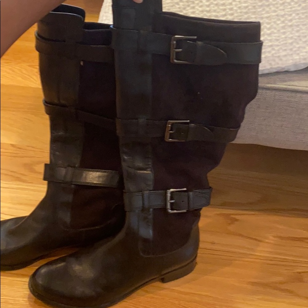 Cole Hann Black riding boots